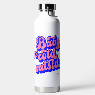 Playful Baby, It’s Cold Outside Winter Design Water Bottle