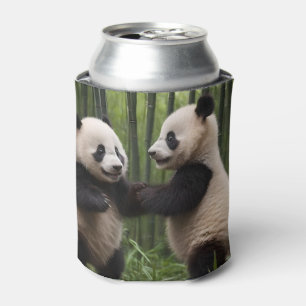 Playful Baby Pandas In A Bamboo Forest, Can Cooler