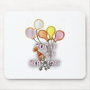 Playful Birthday Greeting: Happy Birthday Bro. Mouse Mat