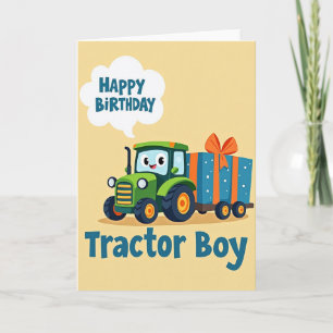Playful Birthday Vehicle Card