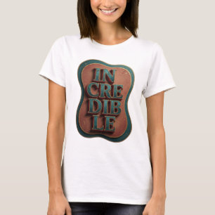 Playful Blue INCREDIBLE Statement Design T-Shirt