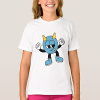 Playful Blue Monster