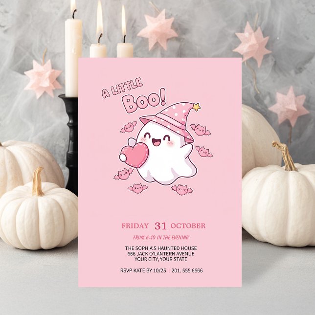 Playful BOO! Halloween Party Invite (Creator Uploaded)