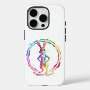 Playful Bunny Bliss iPhone 16 Pro Case