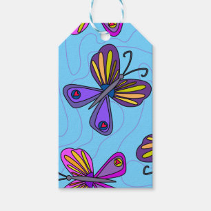 Playful Butterflies Gift Tags