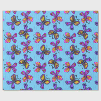 Playful Butterflies Wrapping Paper