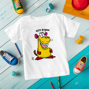 Playful Cartoon Capybara – Customisable Tag Baby T-Shirt