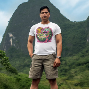 Playful Cartoon Durian Fruit Character  T-Shirt