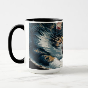 Playful Cat and Mouse Coffee Mug