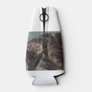 Playful Cat Bottle Cooler