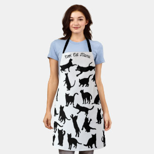 Playful Cats, Cat Mama Personalized Cat Collage Apron