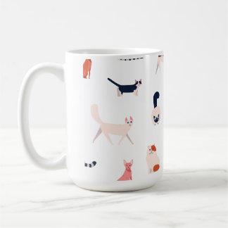 Playful Cats Pattern – Cute Feline Lover  Coffee Mug