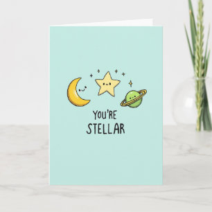 Playful Celestial Birthday Card