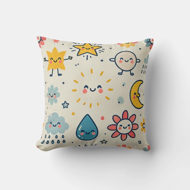 Playful Characters Cushion (Front)
