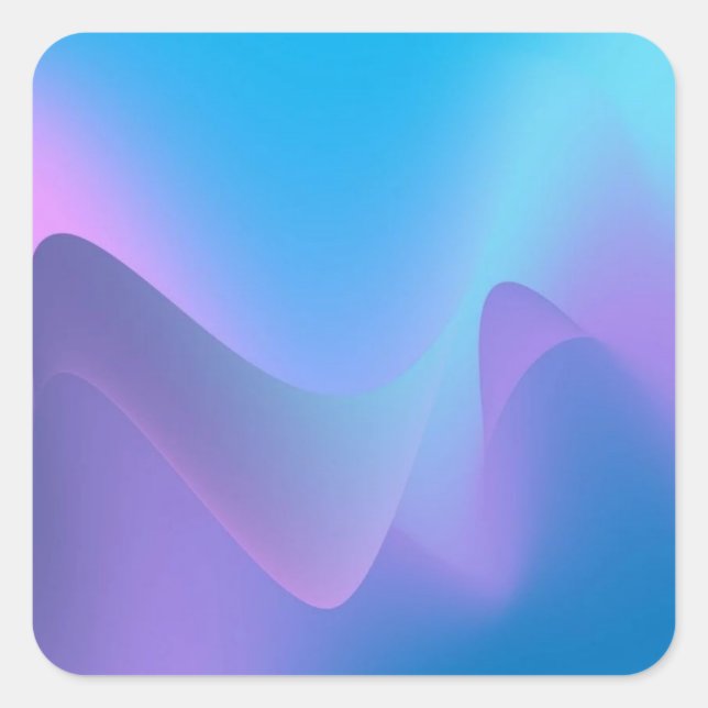 Playful Charming Tender Cheerful Friendly Loving  Square Sticker (Front)