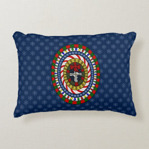 Playful Christmas Accent Pillow