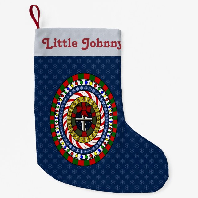 Playful Christmas Custom Stocking (Front)