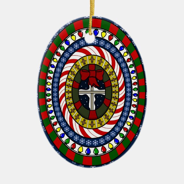 Playful Christmas Ornament (Front)