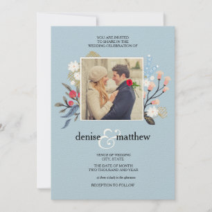 Playful Collection in Omphalodes Blue Invitation