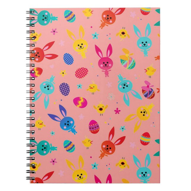 Playful & colourful design kids Spiral Notebook (Front)