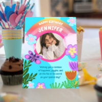Playful Colourful Rainbow Garden Birthday