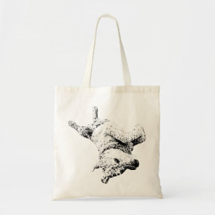 Playful Companion in Line Tote Bag