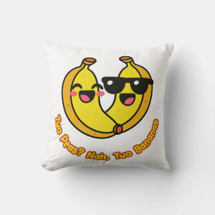 Playful Couple Cartoon – Unique Gifts & Apparel Cushion