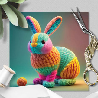 Playful Cute Bunny Easter Holiday Card