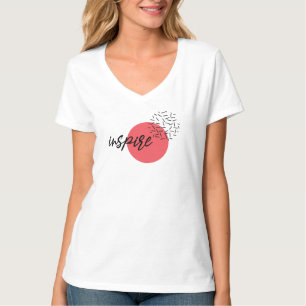 Playful, cute, modern, simple design of Inspire T-Shirt