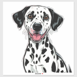 Playful Dalmatian Puppy