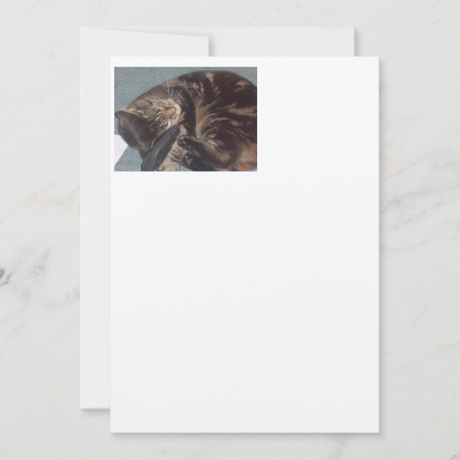 Playful Dave Artisan: Felt Ecru Invitations (Front)