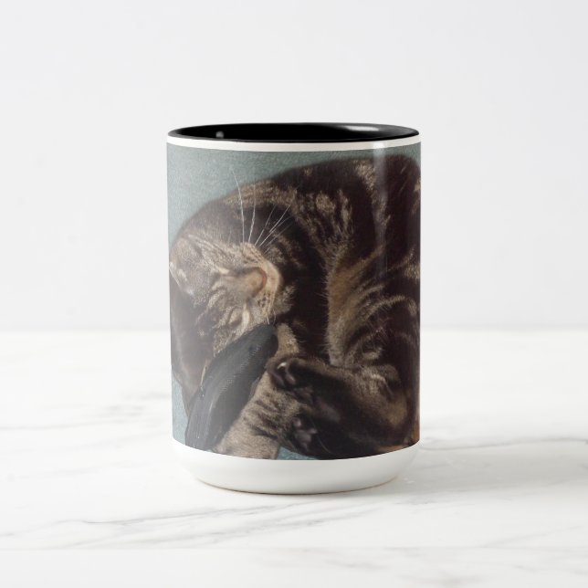 Playful Dave Black Two Tone Mug (Center)