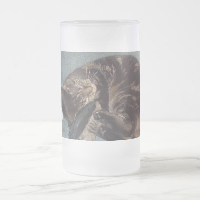 Playful Dave Frosted glass Mug (Center)