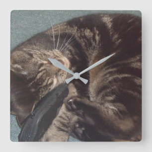 Playful Dave Square Wall Clock