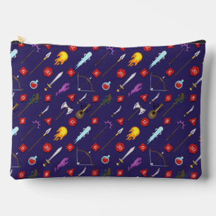 Playful DnD RPG Pattern Dice Bag