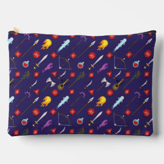 Playful DnD RPG Pattern Dice Bag