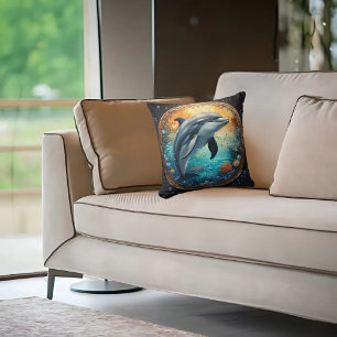 Playful Dolphin  Cushion