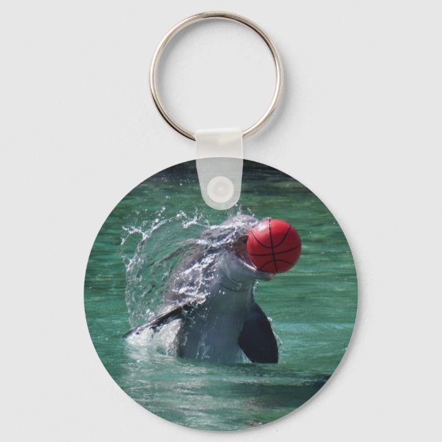 Playful Dolphin Key Ring (Front)