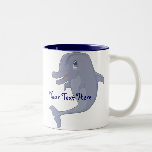 Playful Dolphin Mug (Right)