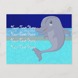 Playful dolphin Postcard