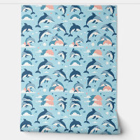 Playful Dolphins Pattern