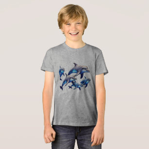 Playful Dolphins Tri-Blend Shirt