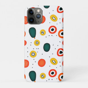 Playful Dot Circle Pattern iPhone 11 Pro Case