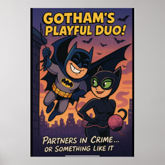Playful duo poster