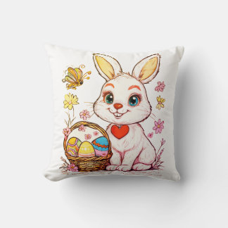  Playful Easter Bunny Cushion