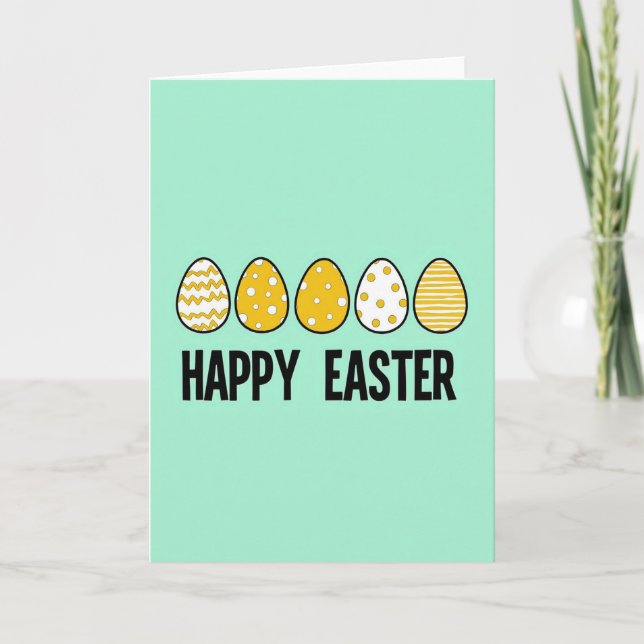 Playful Easter Greeting Card (Front)