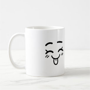 Playful face mug