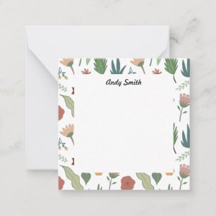 Playful Floral Pattern Card