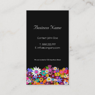 Playful Flowers Business Cards