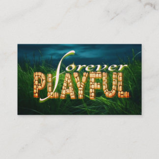 Playful Forever: Embrace the Child Within" Business Card